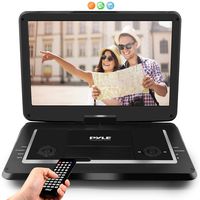 Pyle 17.9" Portable DVD Player, With 15.6 Inch Swivel Adjustable Display Screen, USB/SD Card Memory Readers, Long Lasting Built-in Rechargeable Battery, Stereo Sound  with Remote. (PDV156BK)