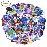 Galaxy Stickers 100PCS Laptop Decal Stickers Pack skateboard Laptop Luggage Water Bottles Motorcycle Car Helmet Window Guitar Snowboard Bike Phone Graffiti Decal stickers for kids