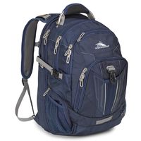 High Sierra XBT TSA Laptop Backpack - Ideal for High School and College Students - Fits Most 17-inch Laptop Models, True Navy/Charcoal
