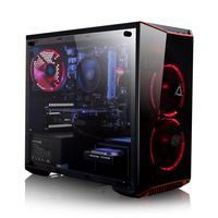 CLX SET TGASETRXE8500BR VR-Ready Gaming PC - AMD Ryzen 3 2200G 3.50GHz 4-Core, 8GB DDR4, AMD Radeon RX 560D 2GB, 120GB SSD+2TB HDD, WiFi, Win10 Home, Black