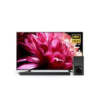 Sony X950G 75 Inch TV: 4K Ultra HD Smart LED TV with HDR - X9000F 2.1ch Dolby Atmos Sound Bar and HT-X9000F Wireless Subwoofer - 2019 Model