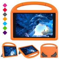 Eleane ＨＤ 10 Tablet Case Kids Light Weight Shock Proof with Stand Kid Proof Cover Kids Case for All New ＨＤ 10 Tablet(5th/7th/9th Generation, 2015/2017/2019 Release) (Orange)