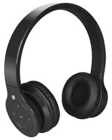 Alpha Digital BH-530-B Bluetooth Headphone with Soft Fit Ear Covers, Built-In Microphone, Black