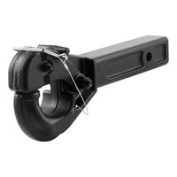 CURT 48004 Pintle Hook for 2-Inch Hitch Receiver, 20,000 lbs. Fits 2-1/2-Inch Lunette Ring