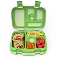 Bentgo Kids Childrens Lunch Box - Bento-Styled Lunch Solution Offers Durable, Leak-Proof, On-the-Go Meal and Snack Packing