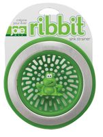 MSC International 10029 Joie Ribbit Kitchen Sink Strainer Basket, Frog, 4.5-inch, Green