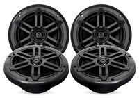 Belva BMS654BT Four 1000W 6.5-inch 2-Way Marine Speakers with Bluetooth Amplifier
