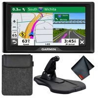 Garmin Drive 52 5" GPS Navigator with Case and Dash Mount Bundle