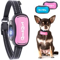 GoodBoy Small and Humane Dog Bark Collar for Little, Medium and Large Breeds - Sound or Vibration Modes Control Unwanted Barking - Rechargeable No Bark Training Device - New 2019 Sensor & Chip Upgrade