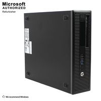 2018 HP EliteDesk 800 G2 SFF Business High Performance PC (Intel Quad Core i5 6500 3.2G,8G DDR3,3T,DVD,HDMI,WiFi,DP Port,VGA,BT 4.0,W10P64) (Renewed)-Support-English/Spanish