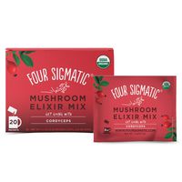Four Sigmatic Cordyceps Mushroom Elixir, USDA Organic, Energize, Vegan, Paleo, 20 Count