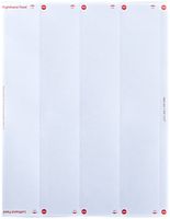 Compulabel Large White Return Address, FAB, Labels for Laser and Inkjet Printers, 1 3/4 x 2/3 Inches, Permanent Adhesive, 60 per Sheet, 1000 Sheets per Carton