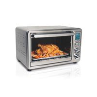 Hamilton Beach Digital Convection Countertop Toaster Oven with Rotisserie, Large 6-Slice, Stainless Steel (31190C)