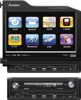 Fahrenheit TID-830NR In Dash Source Unit DVD Player Single DIN with 8.3 - Inch Touchscreen Flip Out Monitor