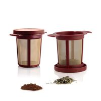 Finum 63/421.54.00 Brewing Basket, Medium, Red