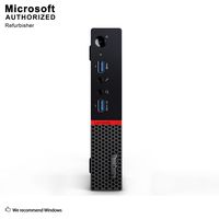 Lenovo ThinkCentre M900 Tiny Business PC, Intel Quad Core i5 6600T up to 3.5GHz, 8G DDR4, 512G SSD, WiFi, BT 4.0, Windows 10 Pro 64-Multi-Language Support English/Spanish/French(Renewed)
