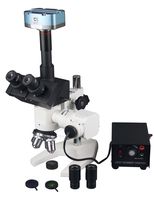 Radical 1200x Trinocular Metallurgy Microscope w 3Mp USB Camera & Measuring Software