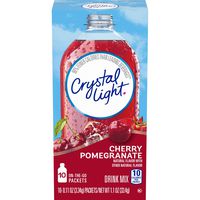Crystal Light Sugar Free Cherry Pomegranate Powdered Drink Mix, 10 ct - 0.11 oz Packets
