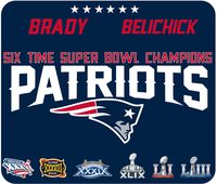 Patriots Super Bowl - Mouse Pad - 6X Champs - 2019