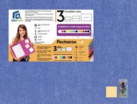 Bulletin Wall/Notice/Message Board 15.75 x 23.6 (Blue)