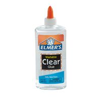 Elmer's Liquid School Glue, Clear, Washable, 9 Ounces, 1 Count