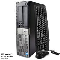 Dell Optiplex 980 Desktop Computer PC - Intel Core i5 3.2-GHz, 4GB RAM, 1 TB Hard Disk Drive, DVD, Keyboard, Mouse, WiFi, Windows 10 (Renewed)