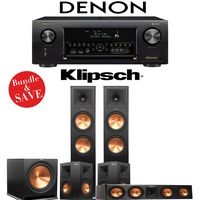 Klipsch RP-280F 5.1-Ch Reference Premiere Home Theater System with Denon AVR-X4400H 9.2-Channel 4K Network AV Receiver