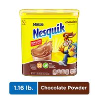 NESQUIK Chocolate Cocoa Powder, 1.16 Lb. Tub | Chocolate Milk Powder