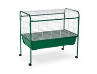 Prevue Pet Products Small Animal Cage with Stand 520 Green and White, 40-Inch by 23-1/2-Inch by 37-Inch