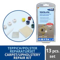 123REPAIR Carpet and Upholstery Repair Set I Affordable Upholstery Repair I Carpet Repair I Fiber Fix I Couch Fabric Repair Kit 13-Piece
