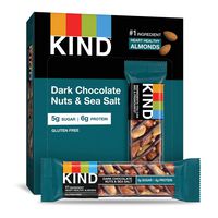 KIND Nuts & Spices, Dark Chocolate Nuts & Sea Salt, 1.4 Ounce, 12 Count