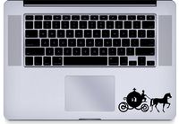 Cinderella - Pumpkin - Trackpad - Macbook - Decal - Keyboard
