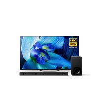 Sony XBR-55A8G 55 Inch TV: BRAVIA OLED 4K Ultra HD Smart TV with HDR and Alexa Compatibility - Z9F 3.1ch Dolby Atmos Sound Bar and HT-Z9F Wireless Subwoofer - 2019 Model