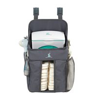 hiccapop Playard Nursery Organizer and Diapers Organizer | Baby Diaper Caddy | Universal Fit for Hanging on All Playards | Store Lotion, Wet Wipes and More