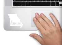 #2 Home Missouri State Name Keypad Computer Laptop Symbol Decal Family Love Car Truck Sticker Window (White)