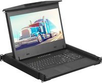 Rackmount Monitor - 1U 17" 1920 X 1080 VGA & DVI Input (Part#RM-F17USD-16BRK)