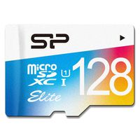 Silicon Power 128GB MicroSDXC UHS-1 Class10, Elite Flash memory Card with Adapter (SP128GBSTXBU1V20BT)