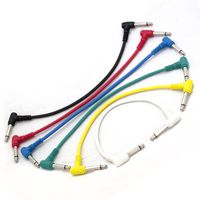 Cable Corp 1' Molded End 6 Pack Patch Cables, Multi Color, Pack of 6 (SPC06)