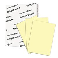 Springhill Colored Paper, Heavy Paper, Canary Paper, 28/70lb, 104 gsm, 8.5 x 11, 1 Ream / 500 Sheets - Opaque, Thick Paper (024159R)