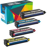 Do it Wiser Compatible Toner Cartridge Replacement for Dell 3130 3130cn 3130cdn - 4-Pack High Yield
