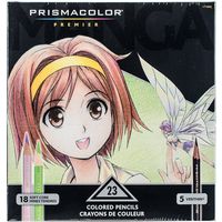 Prismacolor 1774800 Premier Colored Pencils, Manga Colors, 23-Count
