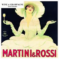 Retrospect Group Wine & Champagne 2019 Square Calendar (YS 1035)