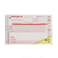 J.J. Keller 8526 701L Duplicate Driver's Daily Log Book Carbonless (4 Pack)