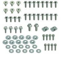 62pc Specbolt Yamaha BODY BOLT KIT YZ YZF WR Motorcycles for Plastics, Seat, Fenders, Fork Guards radiator shrouds bodywork YZ YZ-F & WR YZ80 YZ85 YZ125 YZ250 YF250F YZ400F YZ426F YZ450F YZF250 YZF450