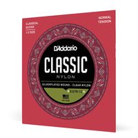 D'Addario EJ27N 1/2 Student Nylon Fractional Classical Guitar Strings, Normal Tension