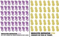 Quiplip Funny Birthday Cards Unsolicited Inspirations, 6-Pack (UI04316PCK)