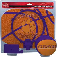 Rawlings NCAA Clemson Tigers Kids Slam Dunk Hoop Set, Orange, Small