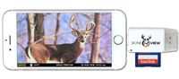 BoneView SD MicroSD Card Reader for Apple iOS, Trail Cam Viewer Plays Deer Hunting Game Camera Scouting Video & Photo Memory on iPad iPhone 5, 6, 7, 8, X - Plus Free Lightning Extender & App