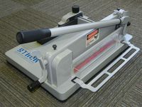 (TRADEMARKED) STACK S12 Professional Guillotine DeskTop Paper Cutter