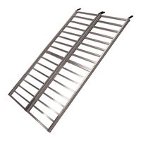 Yutrax 85-inch Bi-Fold XL Aluminum Truck, UTV/ATV Loading Ramp - 1600lb Capacity
